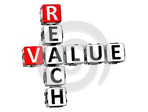 3D Reach Value Crossword