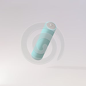 3d Realistic AA Type Battery. Battery Accumulator for vaping. Vector illustration