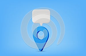 3D Realistic Location map pin gps pointer markers