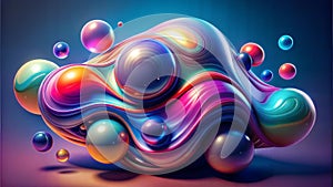 3d render, abstract colorful background, computer generated, abstract design