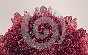 3d render of abstract deatailed shape.