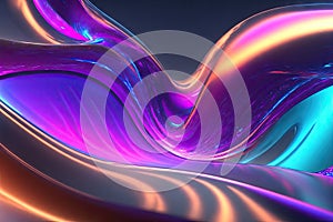 3d render, abstract fluid background, ai generative