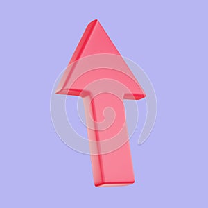 3D render arrows with realistic icons, Arrow pointers, and mouse cursor