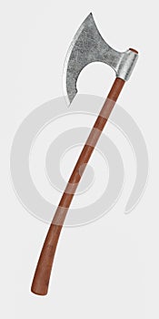 3D Render of Battleaxe