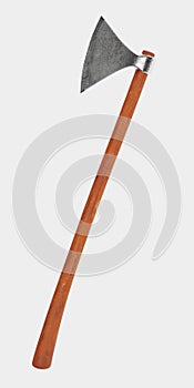 3D Render of Battleaxe