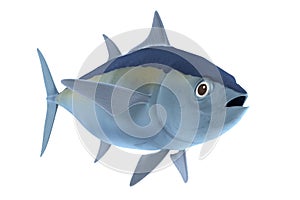 3d render of blackfin tuna