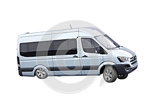 3d render of blue laden beads illustration on white background no shadow