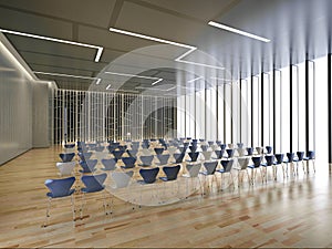 3d render of board room
