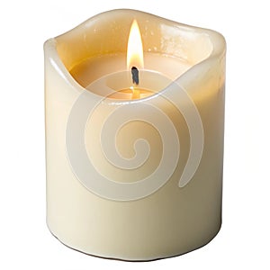 Candle 3D isolated on white background