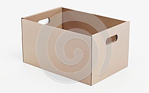 3D Render of Carboard Box