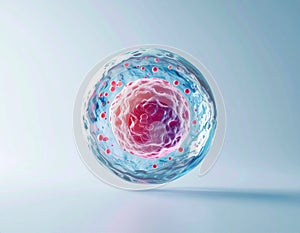 3D Render of a Core Biological Stem Cell