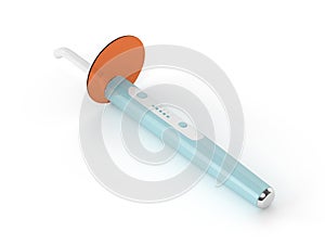3d render of dental polymerization lamp