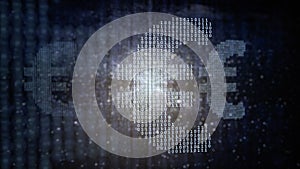 Digital Euro - concept for the digital version of the Euro currency