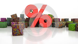 Discount sign background