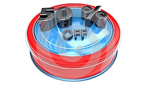 Discount sign background