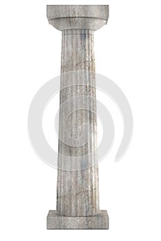 3d render of doric column