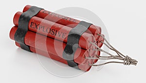 3D Render of Dynamite