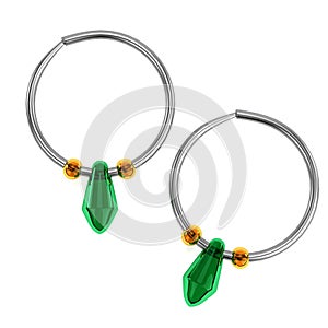 3d render of earings