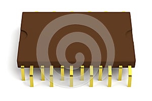 3d render of electronic part