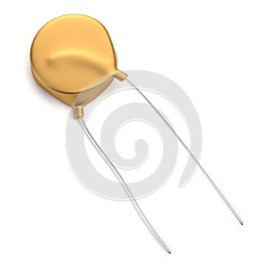 3d render of electronic part