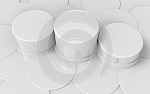 Podium 3D Illustration