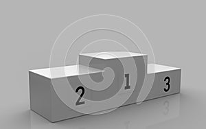 Podium 3D Illustration
