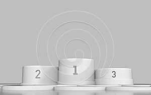 Podium 3D Illustration