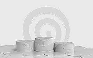 Podium 3D Illustration