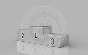 Podium 3D Illustration