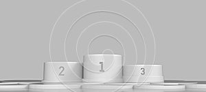 Podium 3D Illustration