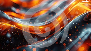 Dynamic Lines in 3D Render: Abstract Conceptual Design