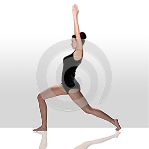 3d render of a female doing yoga