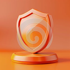 3D render icon 8K Cybersecurityfocused 3D render clay style isolated on pure solid background of data protection 3D Trend 2024