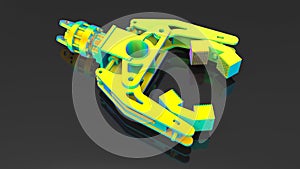 3D rendering - gripper design analysis
