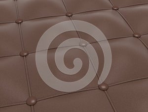 Leather cushion