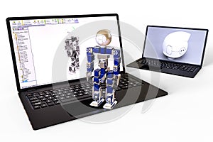 Robot development process with cad