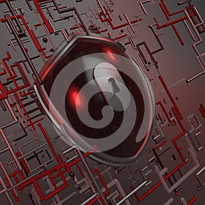 3d internet secuirty badge