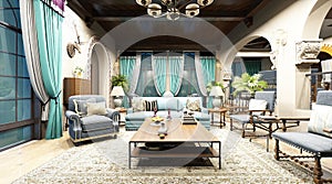 3d render of modern house