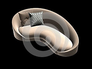 3d render of modern sofa