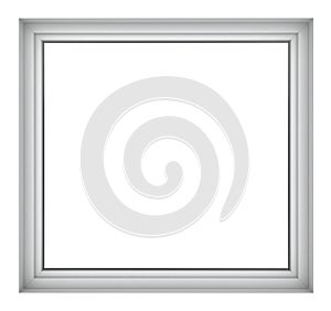 Plastic window frame