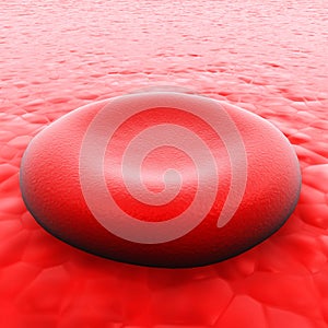 3d render red blood cells background.