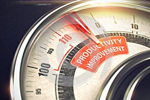 Productivity Improvement - Business Mode Concept. 3D. photo