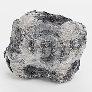 3D Render of Rock Stone