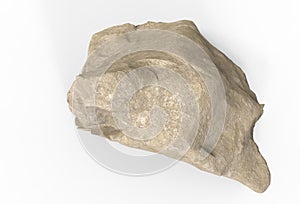 3d render of rock stone
