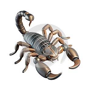 3D render Scorpion isolated