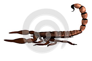 3d render of scorpion