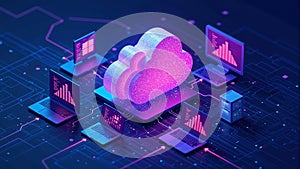 Cloud Computing Network, Data Management Concept