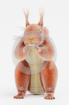 3D Render of Squirrel