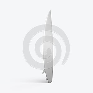 3D render of a surfboard on a white background