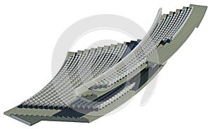 3D render: theatre auditorium